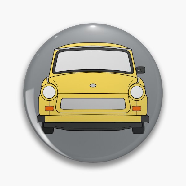 Item preview, Trabant 601 front yellow color designed and sold by EdimDesign.