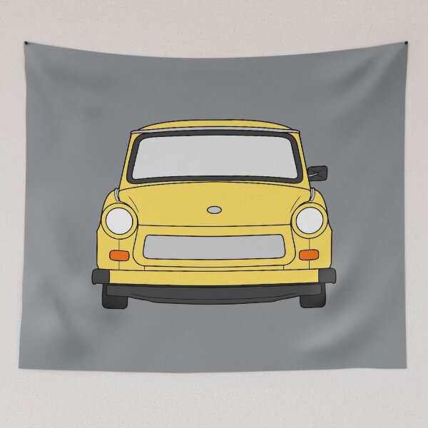 Item preview, Trabant 601 front yellow color designed and sold by EdimDesign.