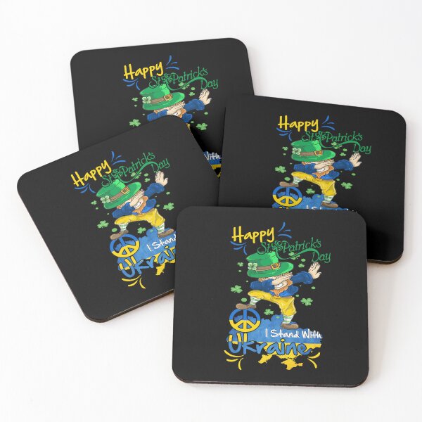Item preview, 2022 Dabbing Shamrock St Patricks Day I Stand With Ukraine designed and sold by mayohattang.