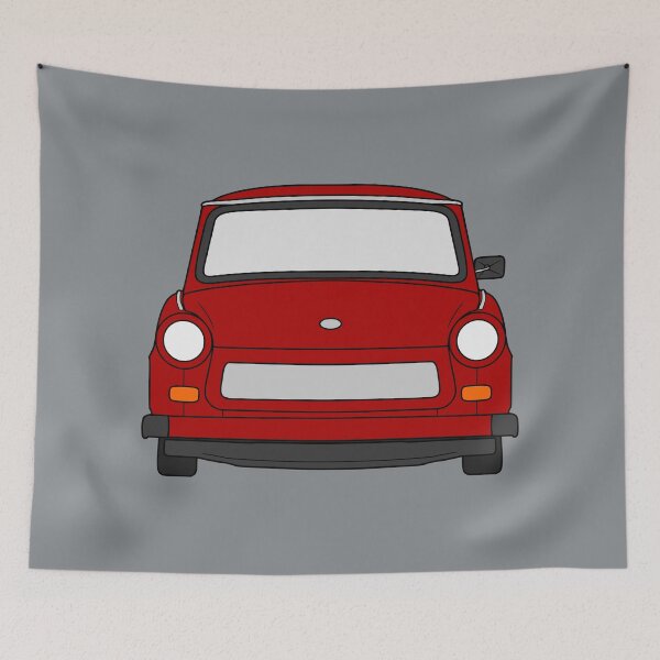 Item preview, Trabant 601 front red color designed and sold by EdimDesign.