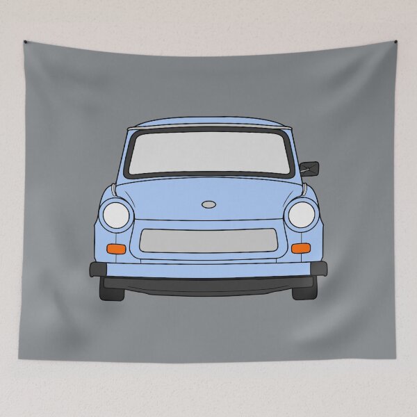 Item preview, Trabant 601 front blue color designed and sold by EdimDesign.