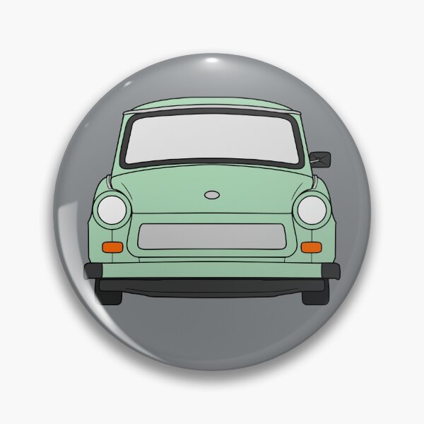 Item preview, Trabant 601 front pastel green color designed and sold by EdimDesign.