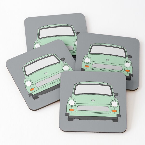 Item preview, Trabant 601 front pastel green color designed and sold by EdimDesign.