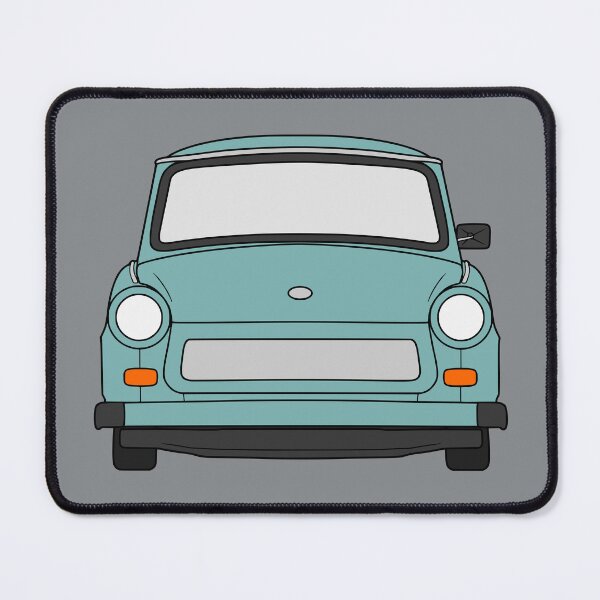 Item preview, Trabant 601 front pastel blue color designed and sold by EdimDesign.