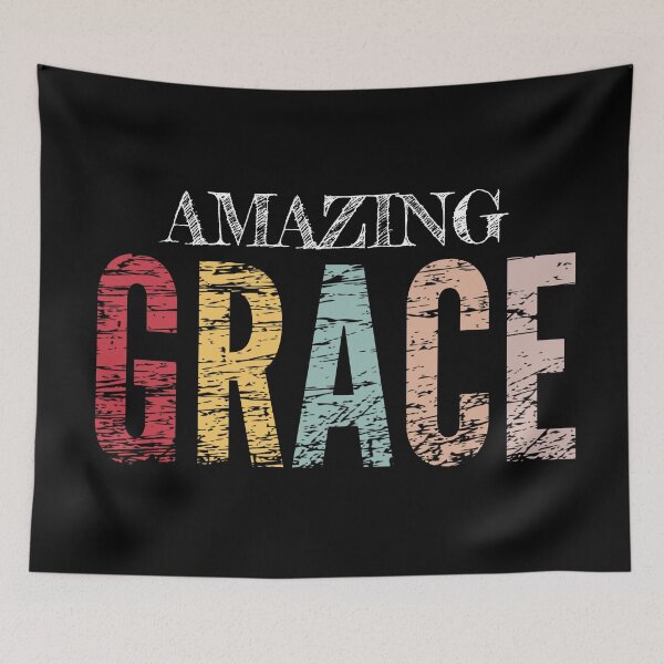 Item preview, Amazing Grace christian gift designed and sold by PlusAdore.