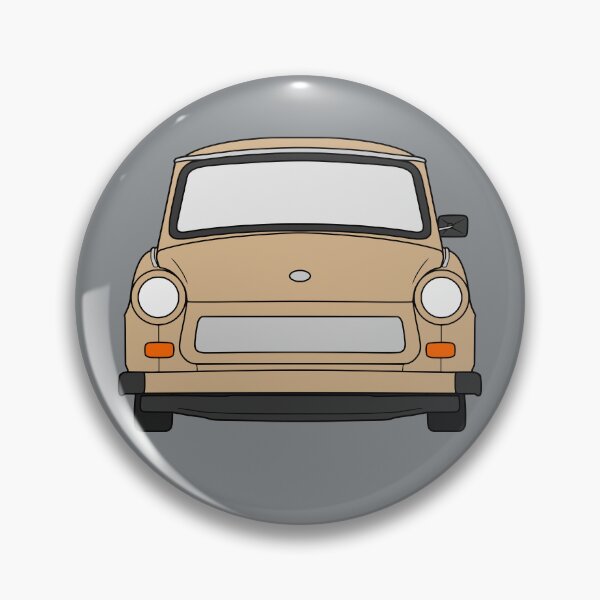 Item preview, Trabant 601 front pastel brown color designed and sold by EdimDesign.
