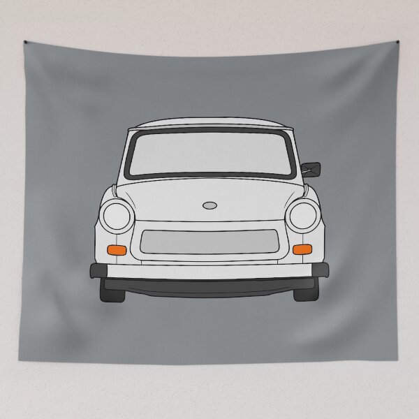 Item preview, Trabant 601 front white color designed and sold by EdimDesign.