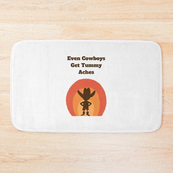Item preview, even cowboys get tummy aches designed and sold by noha alzohbi.