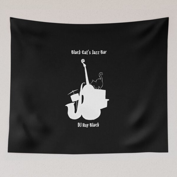Item preview, Black Cat's Jazz Bar designed and sold by davidgoble.