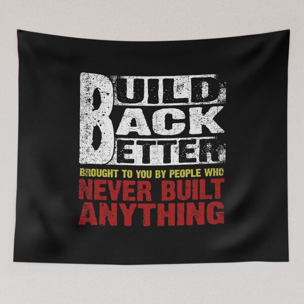 Item preview, 2022 Election Democrat Gag Antilberal Build Back Better designed and sold by mayohattang.