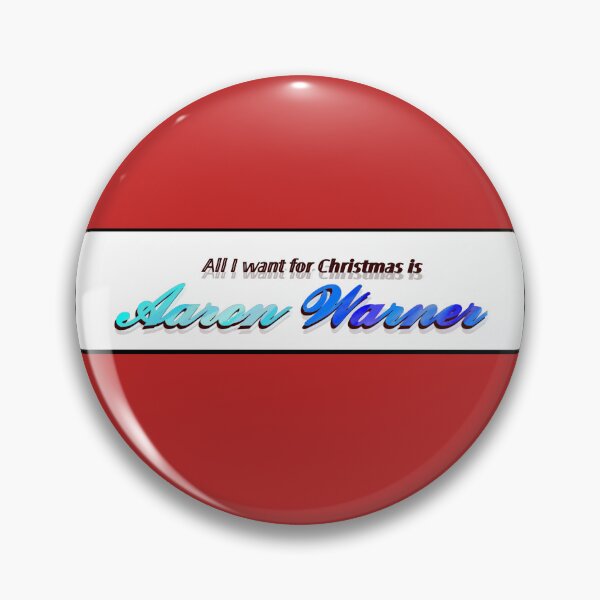 Item preview, All I want for Christmas is Aaron Warner (banner)  designed and sold by OneDrawingGirl.