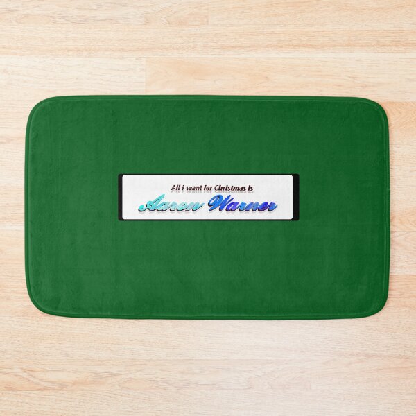 Item preview, All I want for Christmas is Aaron Warner (banner)  designed and sold by OneDrawingGirl.