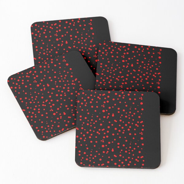 Item preview, Red Polka Dots - Deep Bright Off-Centre Red Polka Dots Design  designed and sold by MrGiftee.