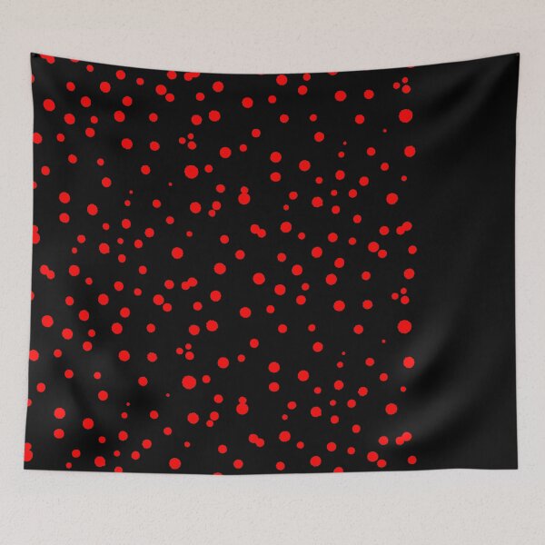 Item preview, Red Polka Dots - Deep Bright Off-Centre Red Polka Dots Design  designed and sold by MrGiftee.
