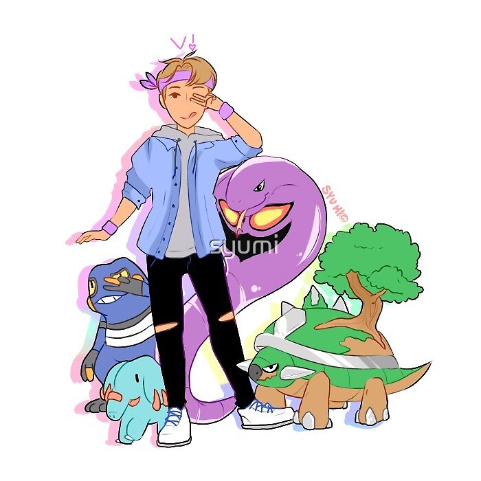 "BTS- Pokemon Go! V" by syumi | Redbubble