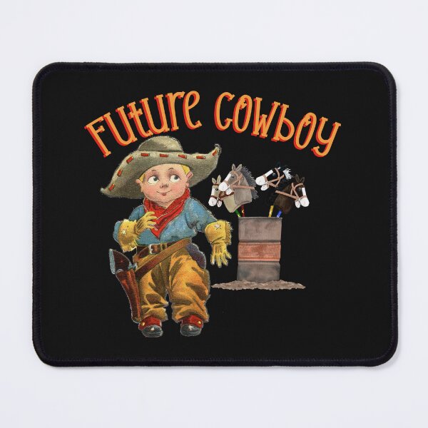 Item preview, Future Cowboy Vintage Cowboy With Toy Horses designed and sold by handsoftime2020.