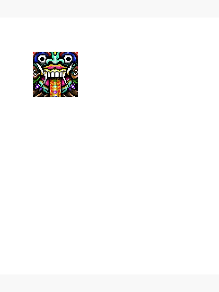Thumbnail 3 of 3, Backpack, Pixel Bali Mask designed and sold by RiveRivera.