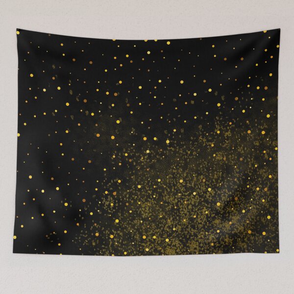 Item preview, Golden Polka Dots - Gold and Shiny Star Dust Polka Dots Design  designed and sold by MrGiftee.