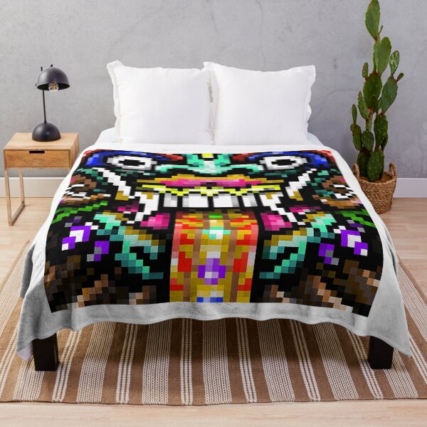 Aperçu de l'œuvre Pixel Bali Masque taille M/L créée et vendue par RiveRivera.