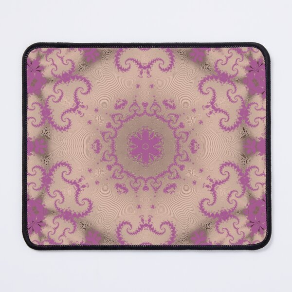 Item preview, hexagonal kaleidoscopic design fractals in the PINK designed and sold by mister-john.