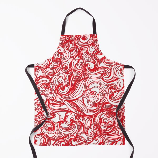 Item preview, Red White Seamless Wind Wave Pattern Design designed and sold by Summer-Winter.