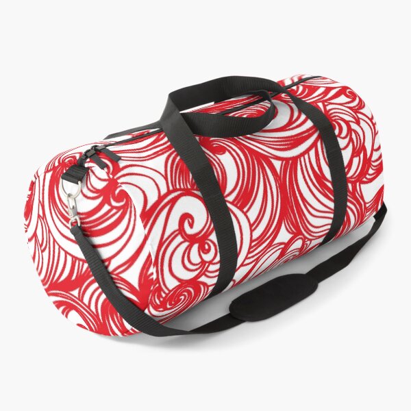 Item preview, Red White Seamless Wind Wave Pattern Design designed and sold by Summer-Winter.