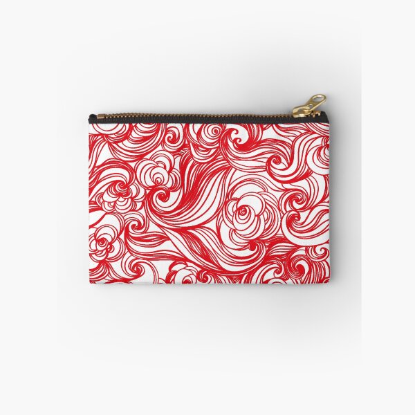 Item preview, Red White Seamless Wind Wave Pattern Design designed and sold by Summer-Winter.