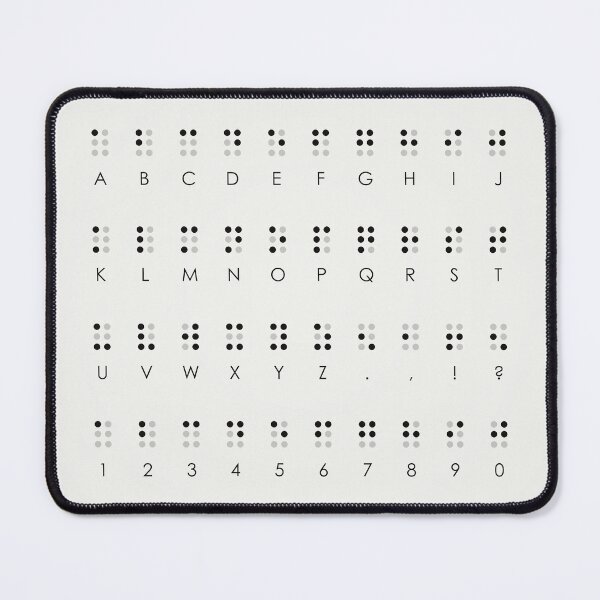 Item preview, Braille Alphabet for the Blind Infographic Guide designed and sold by Iris Luckhaus.
