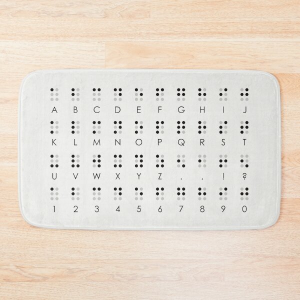 Item preview, Braille Alphabet for the Blind Infographic Guide designed and sold by Iris Luckhaus.