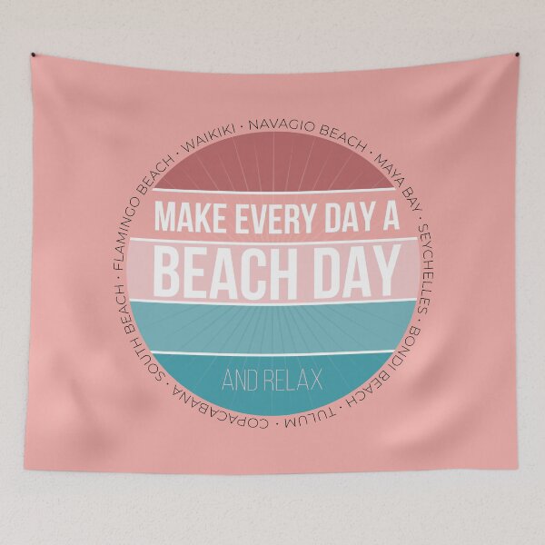 Item preview, Make Every Day a Beach Day and Relax. For peachy lovers! designed and sold by ChrisiMM.