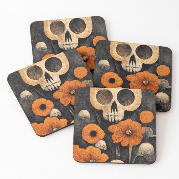 Item preview, dark gloomy skulls designed and sold by MakeitMelo.