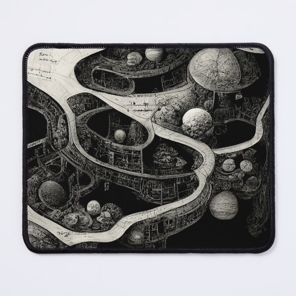 Item preview, Black and White Style Dreamy Worlds designed and sold by MakeitMelo.