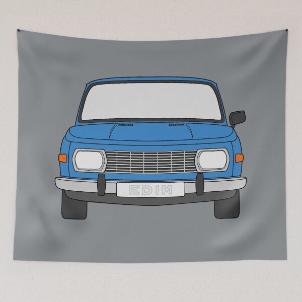 Item preview, Wartburg 353 blue color designed and sold by EdimDesign.