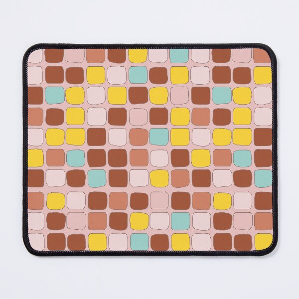 Item preview, Brown and Yellow Squares designed and sold by Lindyjo.