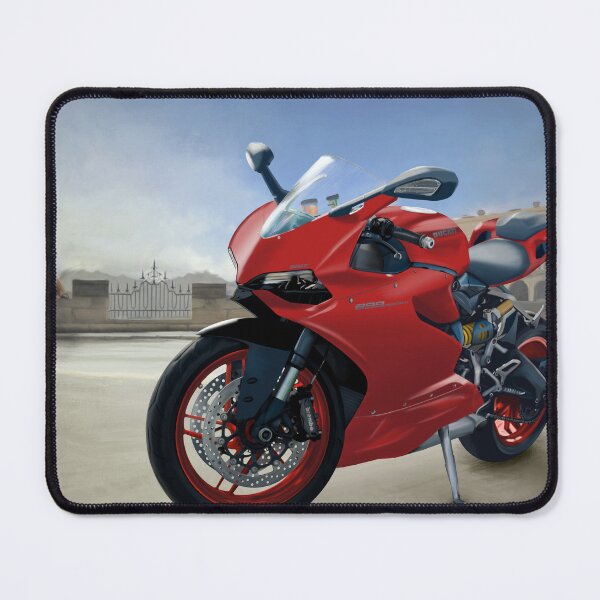 Item preview, Ducati 899 Panigale Oil Painting - superbike on the Puente Nuevo bridge at Ronda designed and sold by Steve Kidd Art.