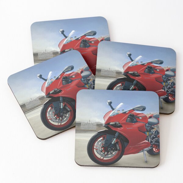 Item preview, Ducati 899 Panigale Oil Painting - superbike on the Puente Nuevo bridge at Ronda designed and sold by Steve Kidd Art.
