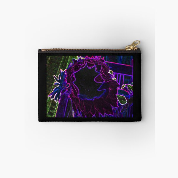 Item preview, Neon Vibrant Purple Blue and Green Sun Flower Abstract Design designed and sold by adriturner.