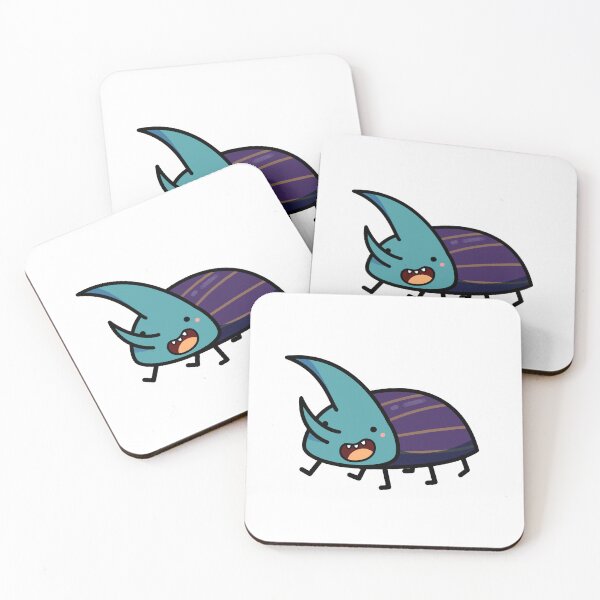 Item preview, Kawaii Horned Beetle designed and sold by kawaiilife.
