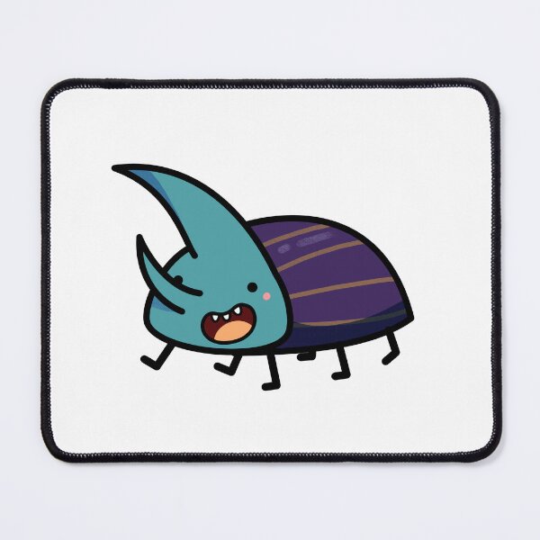 Item preview, Kawaii Horned Beetle designed and sold by kawaiilife.