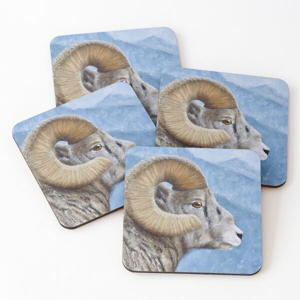 Item preview, Bighorn Sheep Portrait designed and sold by BrianSloanPaint.