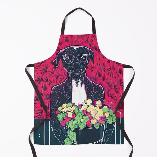 Item preview, dog in black suit designed and sold by Smartchitect.
