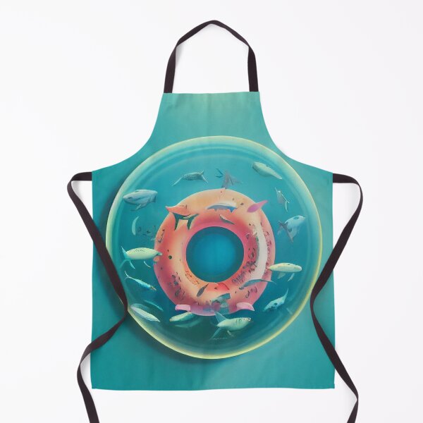 Item preview, Donut in blue sea designed and sold by YZO-Design.
