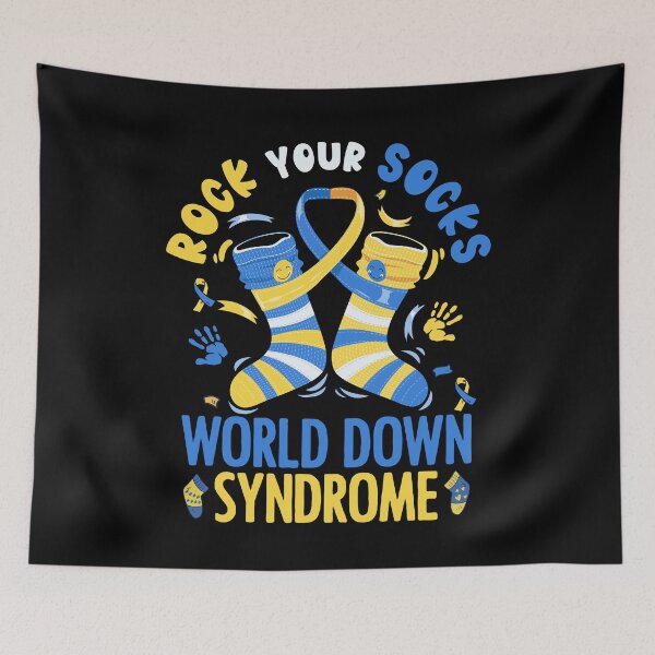 Item preview, 3.21 World Down Syndrome Day 2022 Awareness Socks Down designed and sold by mayohattang.