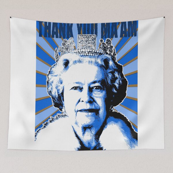 Item preview, Thank you Ma'am version 3 - Blue designed and sold by Gary Hogben.