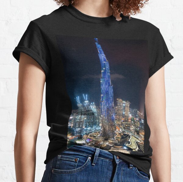Burj Khalifa, Dubai, United Arab Emirates, UAE Classic T-Shirt