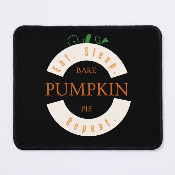 Item preview, Round Pumpkin (Eat Sleep Bake Pumpkin Pie Repeat) designed and sold by SimplyMe-Plus.