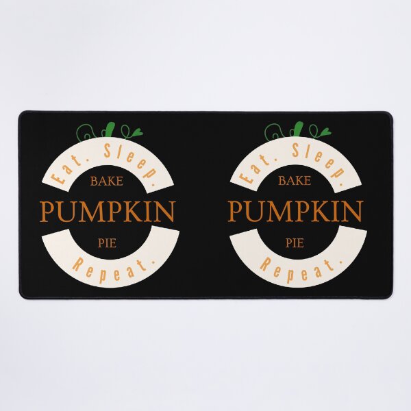 Item preview, Round Pumpkin (Eat Sleep Bake Pumpkin Pie Repeat) designed and sold by SimplyMe-Plus.