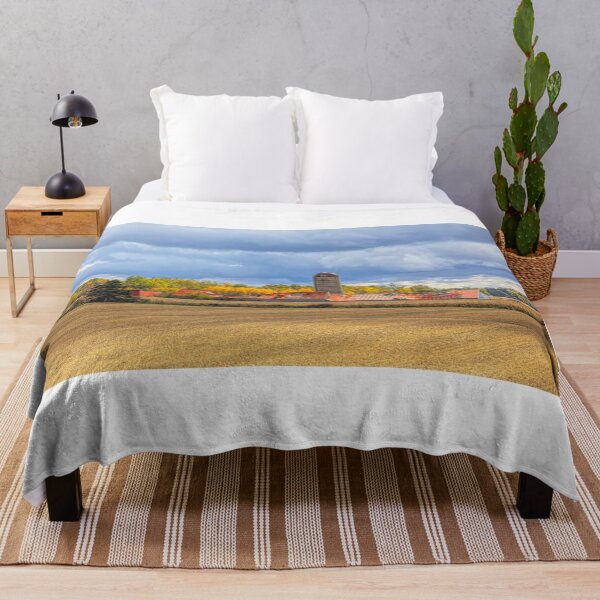 Item preview, Abandoned Rural Farm After Windstorm in Autumn designed and sold by James Cumming.