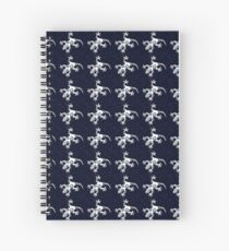 Cuaderno de espiral Pequeños gecos blancos