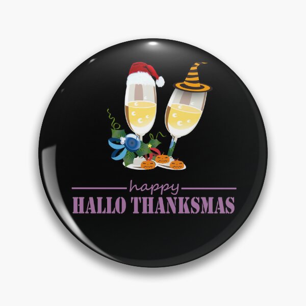Item preview, Happy Hallothanksmas Wine Glasses Witch Santa Pumpkin designed and sold by fawzimorsy.
